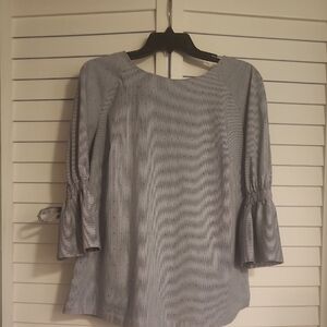 Counterparts  Blouse with Bell Sleeves